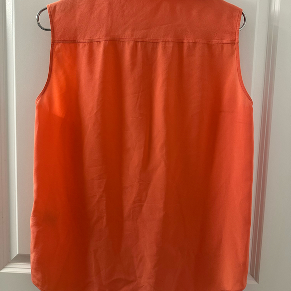 GIVENCHY Sleeveless Casual Top | Orange | Size 6 - Picture 2 of 4